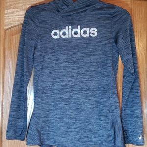 Girl's adidas lightweight hooded pullover